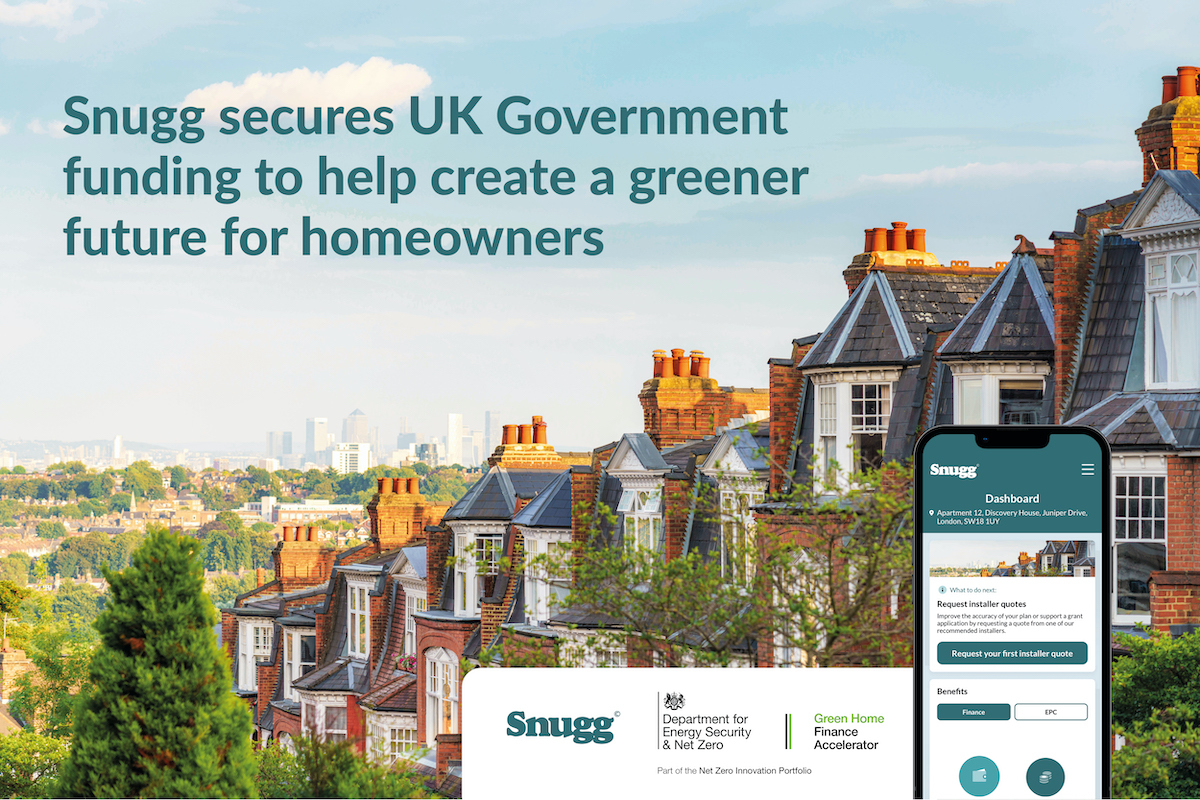 Snugg secures funding to create greener future