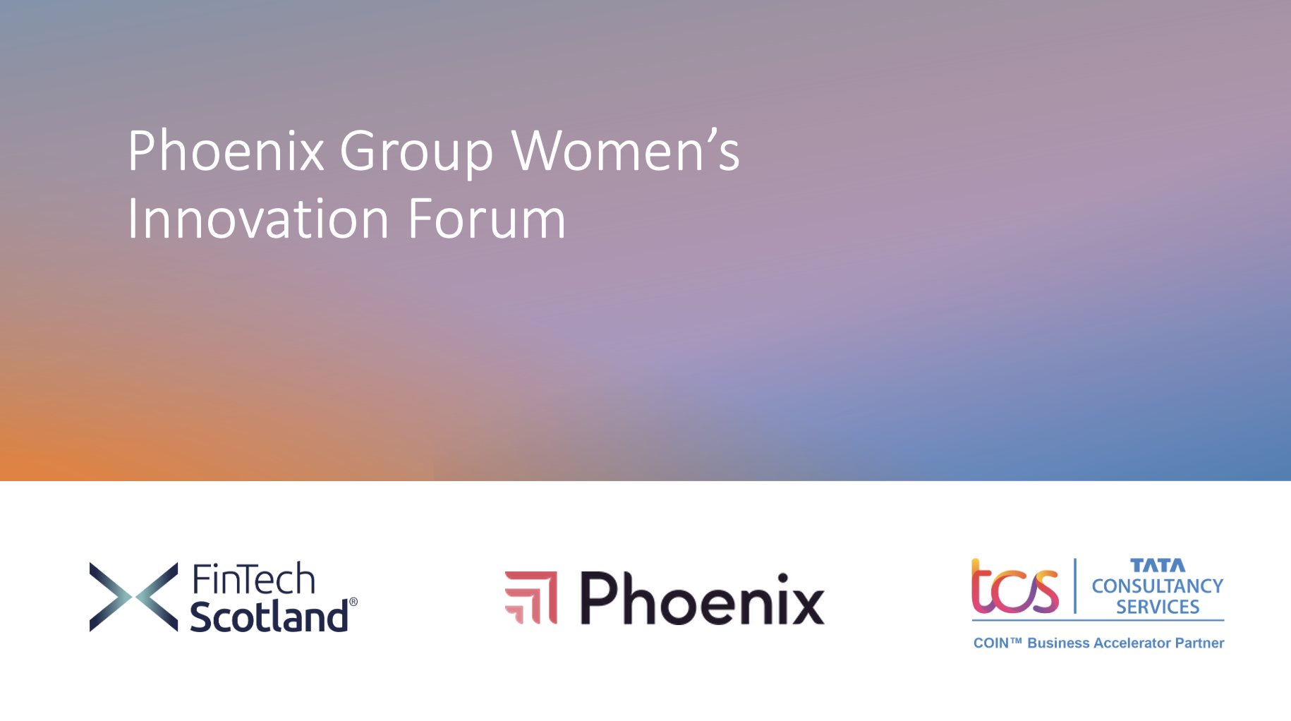 Phoenix Group and FinTech Scotland launch the Women’s Innovation Forum
